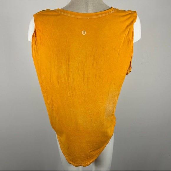 Lululemon dye Orange Sleeveless Top 12 - Picture 3 of 9